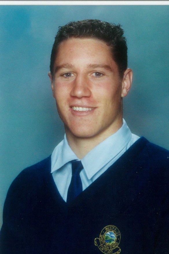 Model student: O'Donnell during his school days.
