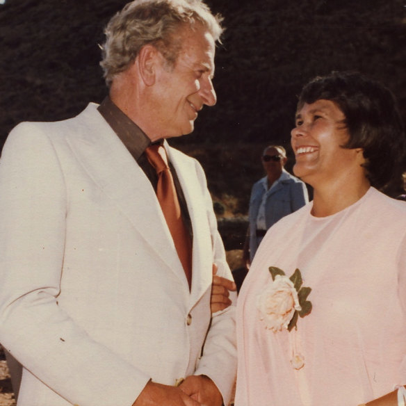 Dr Lowitja O’Donoghue on her wedding day to Gordon Smart in 1979.
