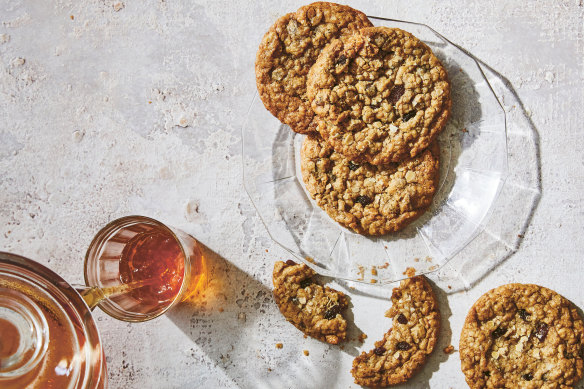 Oat and raisin cookies from Emelia Jackson’s cookbook First, Cream the Butter and Sugar.