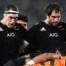 ‘We love testing ourselves against the Aussies’: All Blacks duo reflect on long history of Bledisloe success
