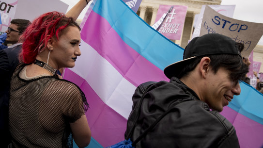About 1.6 million people in the United States are transgender, and 43 percent of them are young adults or teenagers, according to a new report.