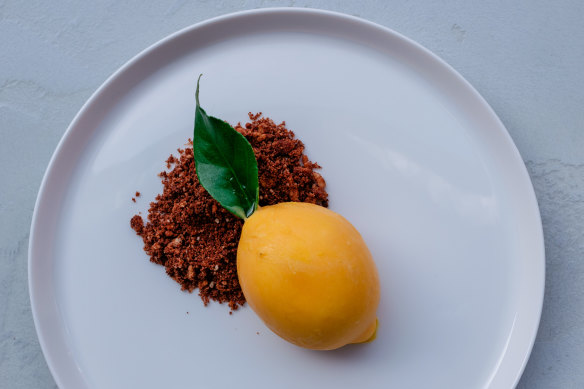 A sunny yellow Amalfi lemon dessert.