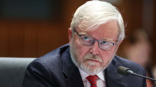 Former prime minister Kevin Rudd has called the Voice referendum question “a modest proposal”.