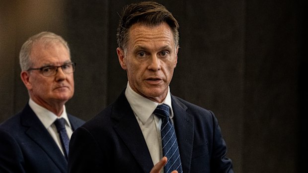 Why so secret? Premier Chris Minns and Attorney-General Michael Daley.