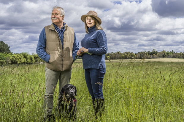 Peter and Kim Martin had rehabilitated their 44-hectare property when they learnt of plans to build a coal mine beneath it.