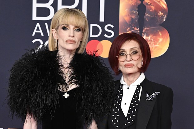 Kelly Osbourne and Sharon Osbourne attend The BRIT Awards 2026 at Co-op Live on February 28, 2026 in Manchester, England. 