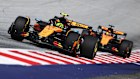 Oscar Piastri tries to chase down teammate Lando Norris.