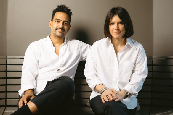 Chef Steve Harry and restaurant manager Giulia Giorgetti, who have worked in leading Melbourne wine bars.
