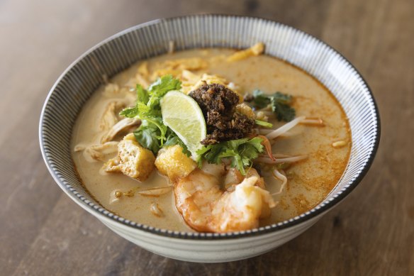 Sarawak-style laksa.