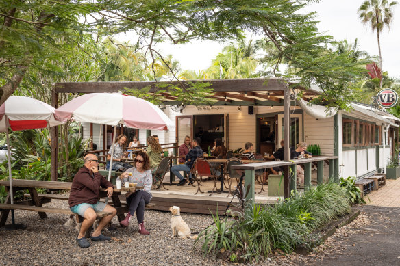 Order at the counter and sit on the deck at The Salty Mangrove.