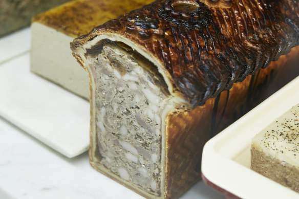 Chicken liver parfait, terrine, rillettes and pate en croute from Loulou in North Sydney will be supplied to Una.
