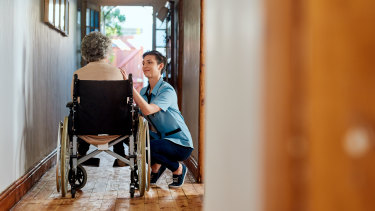 There are almost 60,000 staff vacancies in aged-care across Australia.