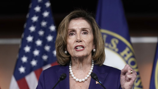 US House Speaker Nancy Pelosi. 