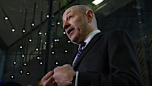 Arsen Ostrovsky gives a statement to the media moments after he gave evidence at the Royal Commission on Antisemitism and social Cohesion in Sydney, NSW. June 29, 2026. Photo Kate Geraghty