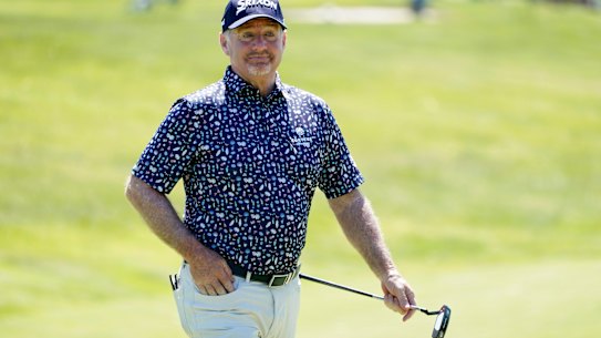 Rod Pampling has won his first PGA Tour Champions title.