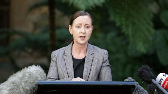 Health Minister Yvette D’Ath.