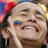 Colombian fans take heart-breaking loss to England in their stride