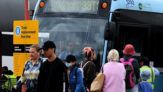 Up to 60,000 commuters a day will be forced to take replacement bus services when the Bankstown line is closed for 12 months.