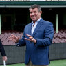 Mike Baird at the SCG on Sunday.