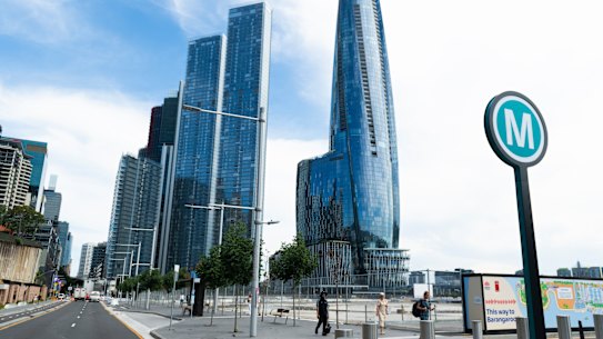 The state government is still mulling plans for the final piece of the Barangaroo urban renewal project.