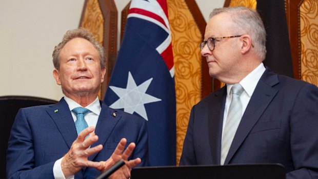Andrew “Twiggy” Forrest labelled national security “a distraction” from Australia’s trade with China.