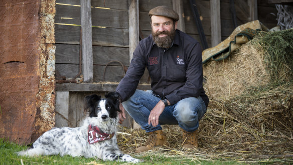 North of Eden Gin owner Gavin Hughes at his property in Stony Creek.