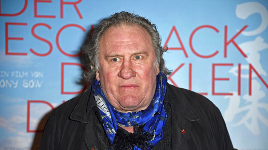 French actor Gerard Depardieu attends the “Der Geschmack der kleinen Dinge (Umami)” premiere in January in Berlin.