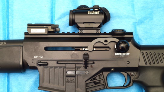 The shotgun police allege was used to murder campers Russell Hill and Carol Clay. 