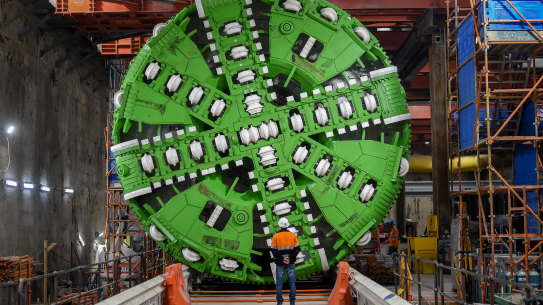 Alice, the tunnel boring machine.