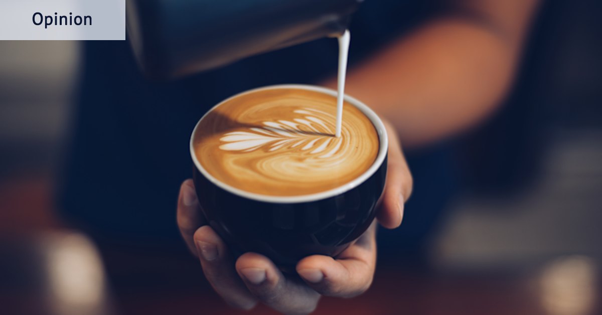 Here’s jeers to the $6 cafe latte (from a coffee philistine)