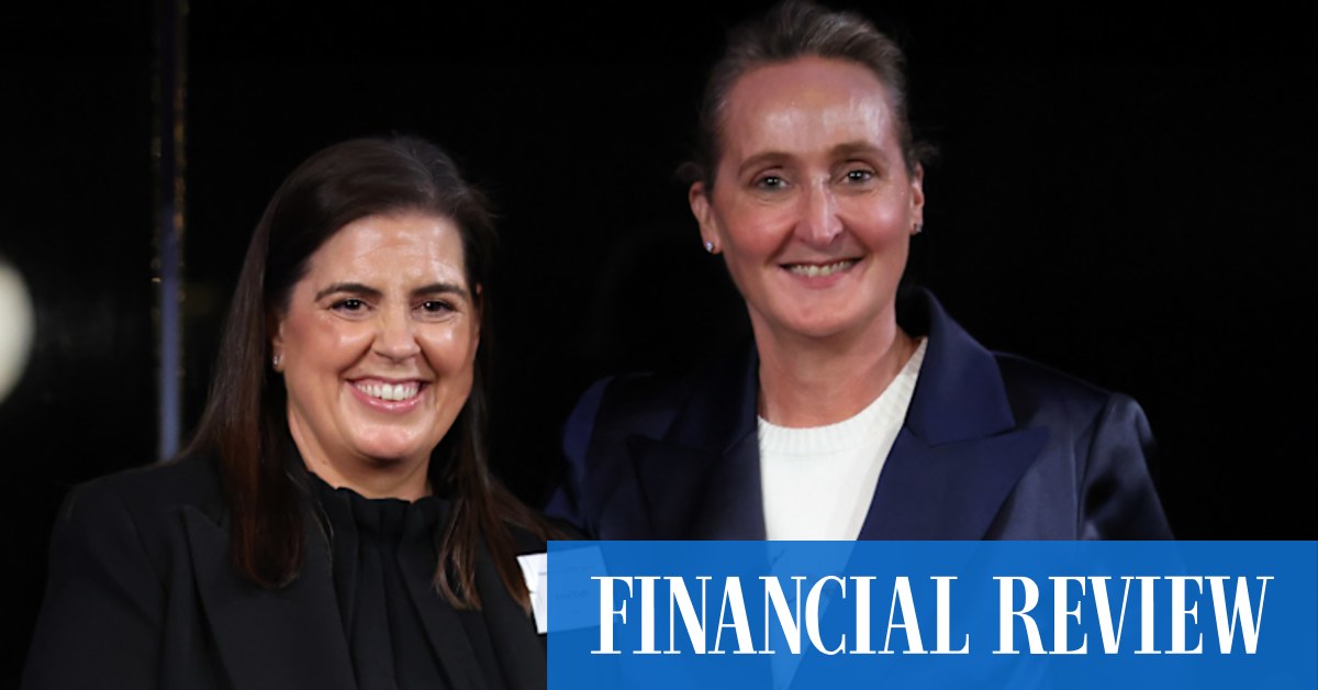 Winners of the Financial Review Women in Leadership 2026 awa