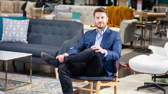 Temple and Webster chief executive Mark Coulter sees "lots of upside ahead". 