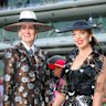 Fashions on the Field: Best suited winner Jenny Beard and best dressed winner Holly Kennan.