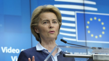 European Commission President Ursula von der Leyen.