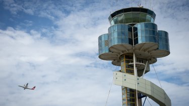 Sydney Airport's control tower was evacuated on Friday.