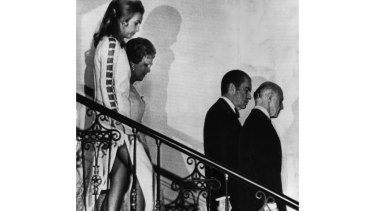 The main memory of Billy McMahon’s White House visit is the trivia, the split in his wife Sonia’s gown.