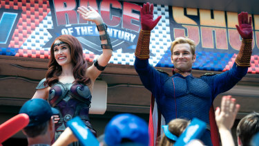 The Boys Review Seth Rogen S Dark Superhero Satire Is