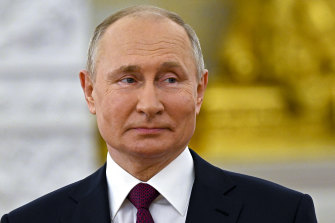 Russian President Vladimir Putin has dismissed questions about his reputation as a killer.