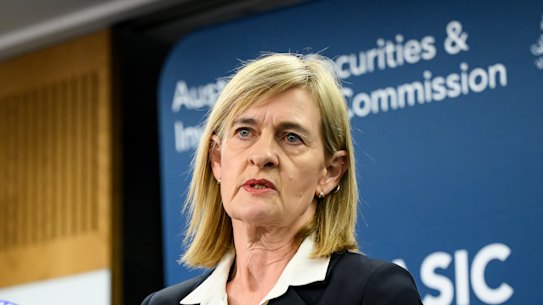 ASIC chief executive Sarah Court