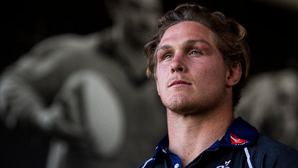 Five more years: Michael Hooper will remain a Waratah and Wallaby until the end of 2023.