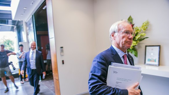 Got it right: ARLC chair Peter Beattie says the TV ratings show people have backed the call to stand Jack de Belin, among others, down.