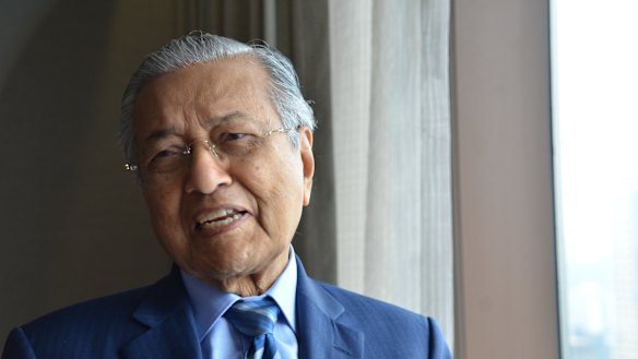 Malaysian Prime Minister Mahathir Mohamad.