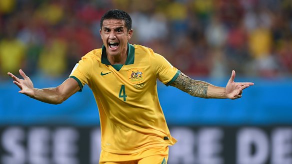 Lethal: Cahill is one of just 61 men to score 50 times for their country.