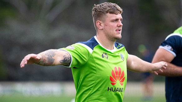 Canberra Raiders prop Ryan Sutton is ready to fly against the Titans.