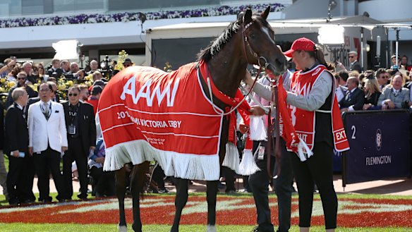 Extra Brut after taking the silverware in the Derby.