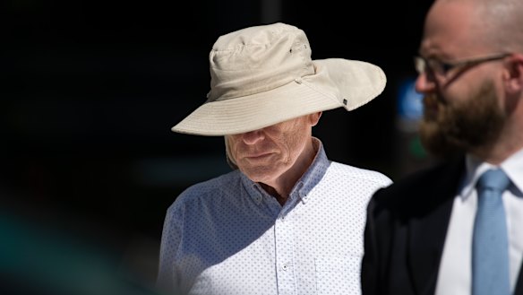 David Eastman leaves the Supreme Court on Monday.