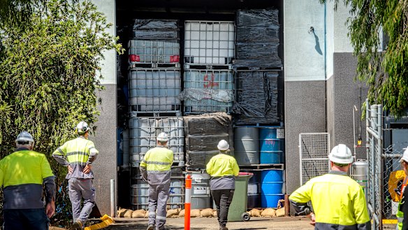 Graham Leslie White is also being investigated over stockpiles of toxic waste in warehouses in Epping and Campbellfield.