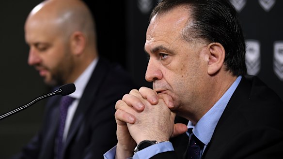 ARLC chairman Peter V'landys has called on the government to give the NRL massive financial assistance.