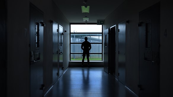 An inmate inside the Cobham Juvenile Justice Centre. 