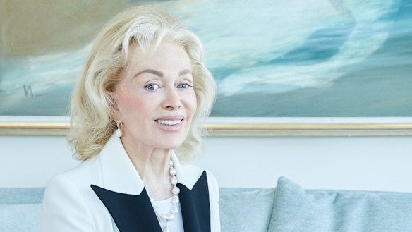Blanche D’Alpuget photographed at home in 2019.